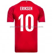 Günstige Dänemark 2018 Fußballtrikots Eriksen 10 Heimtrikot..